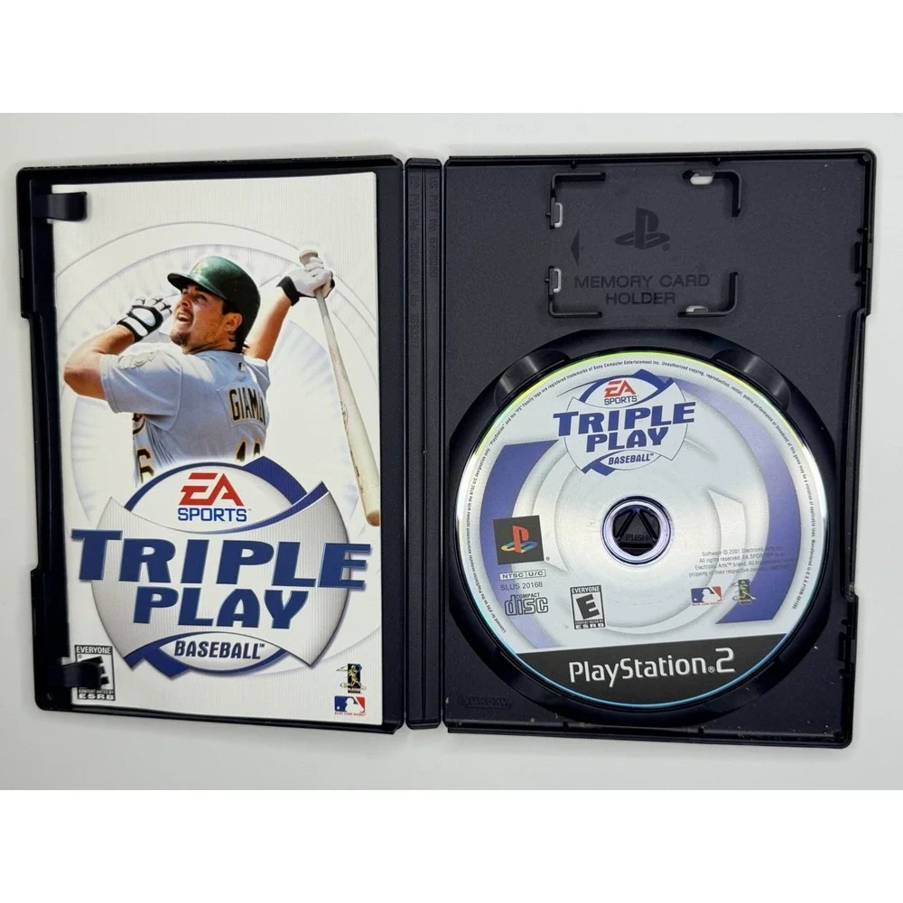 Triple Play Baseball PlayStation 2 PS2 Video Game Complete MLB Sports Case Manua